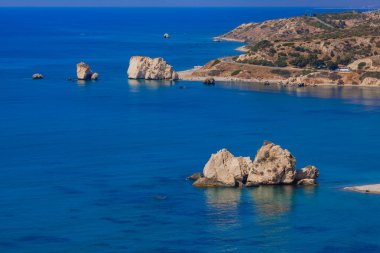 Paphos Kıbrıs 'ta Afrodit rock