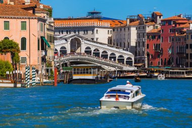 İtalya Venedik 'te Büyük Kanal