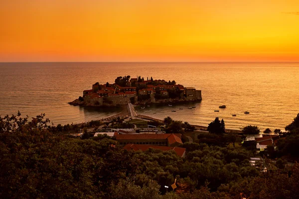 Ön Sveti Stefan - Montenegro — Stockfoto