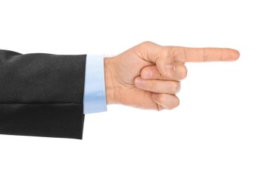 işaret eden bir ele