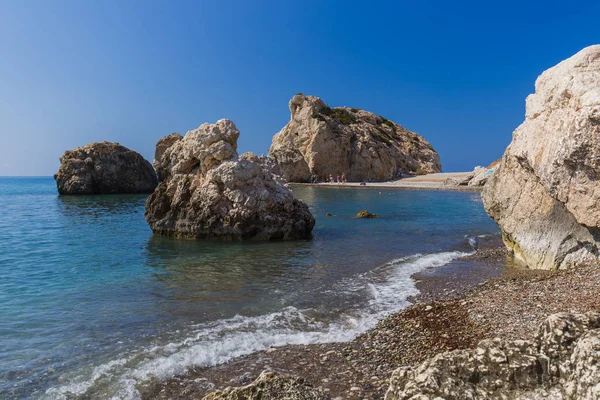 Paphos Kıbrıs 'ta Afrodit rock — Stok fotoğraf