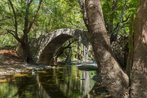 Kelefos medieval bridge in Cyprus — ストック写真