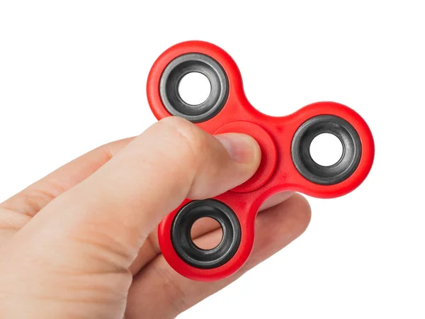 Spinner in hand — Stock Photo, Image