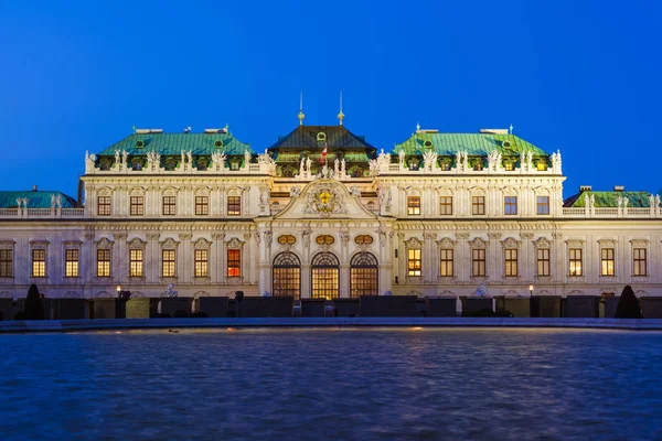 Palácio Belvedere em Viena Áustria — Fotografia de Stock