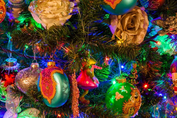 Árbol de Navidad decorado — Foto de Stock