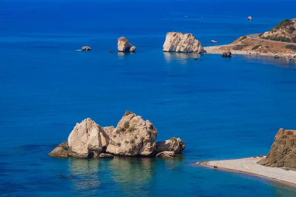 塞浦路斯帕福斯的Aphrodite岩石 — 图库照片