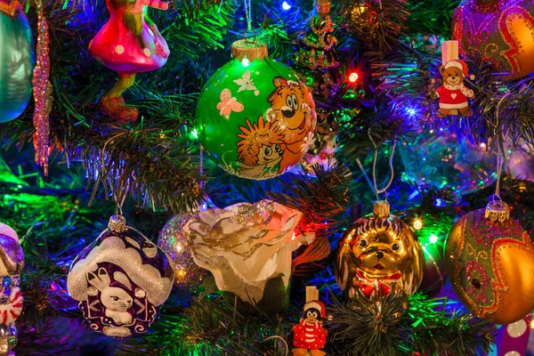 Árbol de Navidad decorado — Foto de Stock