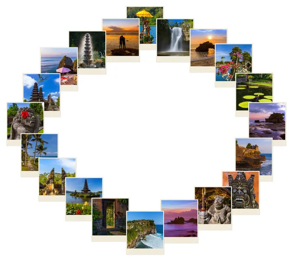Rahmen aus Bali Indonesien Bildern (meine Fotos) — Stockfoto