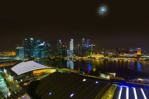Singapur şehir manzarası — Stok fotoğraf
