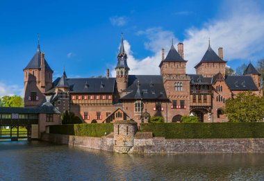 Utrecht yakınlarındaki De Haar Kalesi - Hollanda