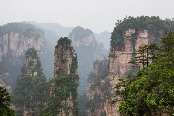 天子阿凡达山自然公园-武林园中国 — 图库照片