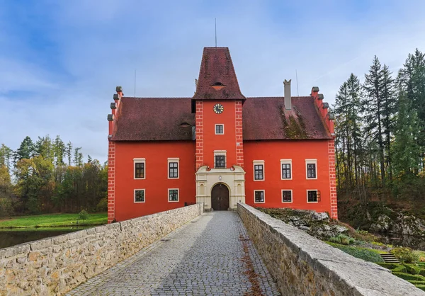 Castelo Cervena Lhota na República Checa — Fotografia de Stock