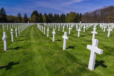 Amerikan memorial mezarlığı Dünya Savaşı Lüksemburg