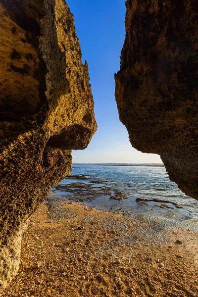 Suluban beach v Bali - Indonésie — Stock fotografie