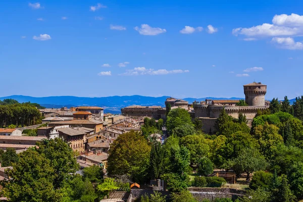 Volterra μεσαιωνική πόλη στην Τοσκάνη της Ιταλίας — Φωτογραφία Αρχείου
