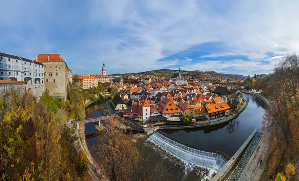 Paisaje urbano de Cesky Krumlov en República Checa —  Fotos de Stock