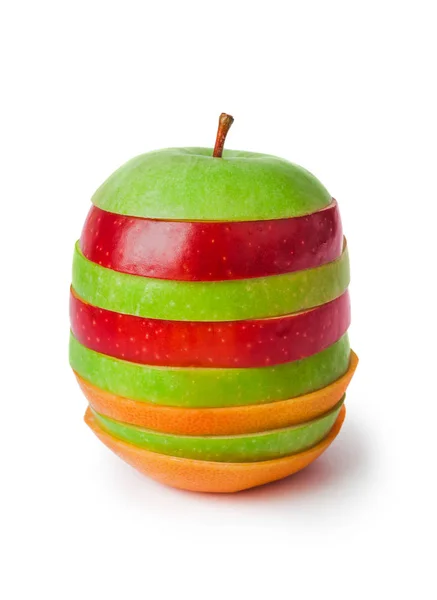 Stack of sliced fruits — Stock Photo, Image