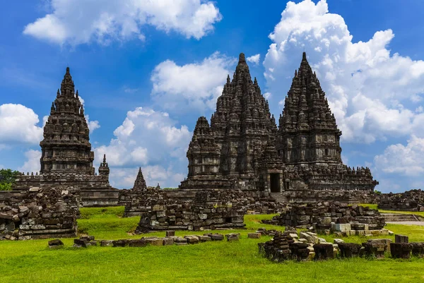Prambanan tapınak yakınındaki Yogyakarta Java Adası - Endonezya