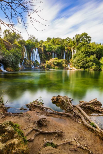 Kravice vízesés Bosznia-Hercegovinában — Stock Fotó