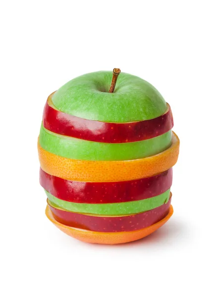 Stack of sliced fruits — Stock Photo, Image