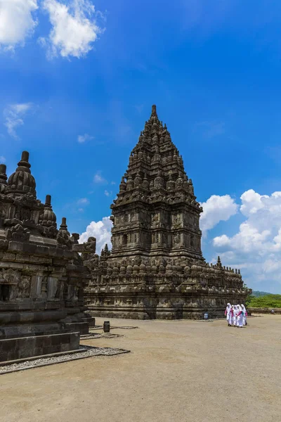 Prambanan tempel nära Yogyakarta på Java ön - Indonesien — Stockfoto