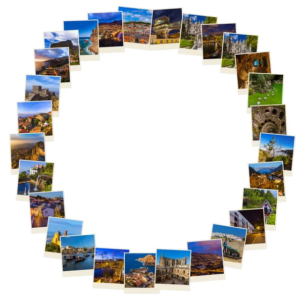 Frame made of Portugal images (my photos) — Stock Photo, Image