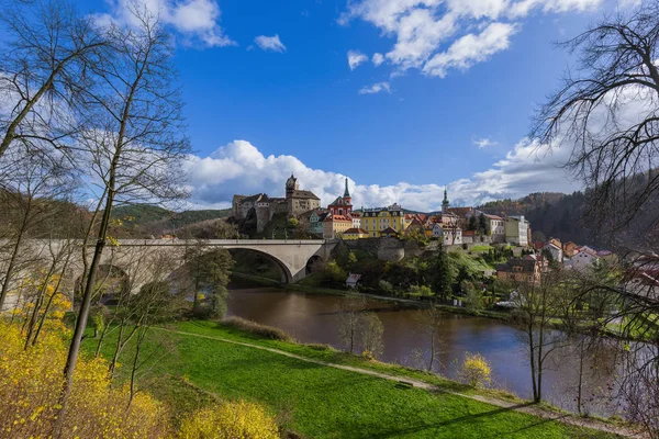 Castello di Loket in Repubblica Ceca — Foto Stock