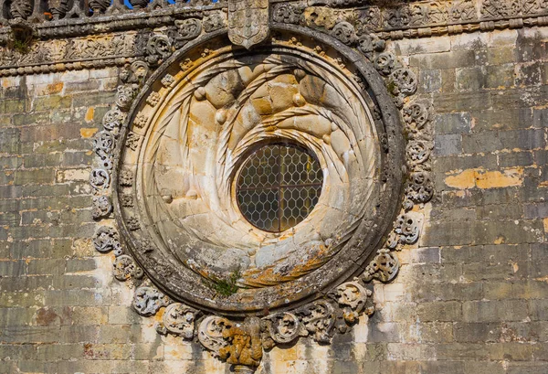 Zamek Rycerzy Templariuszy - Tomar Portugalia — Zdjęcie stockowe