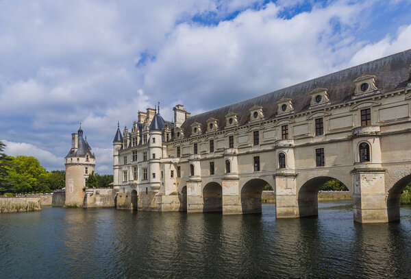 Chenonceau castle in the Loire Valley - France