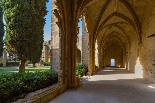 Monasterio Abadía Bellapais Kyrenia Girne Norte Chipre Fondo Arquitectónico — Foto de Stock