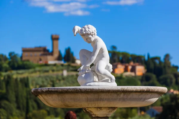 意大利佛罗伦萨的Giardino Boboli 旅行背景 — 图库照片