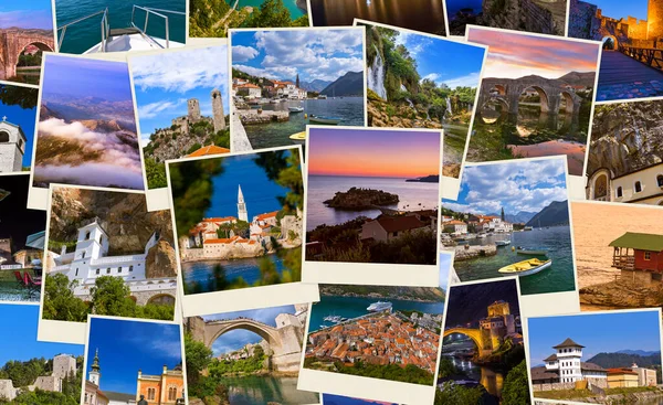 Stapel Montenegro Bosnië Foto Natuur Reisachtergrond Mijn Foto — Stockfoto