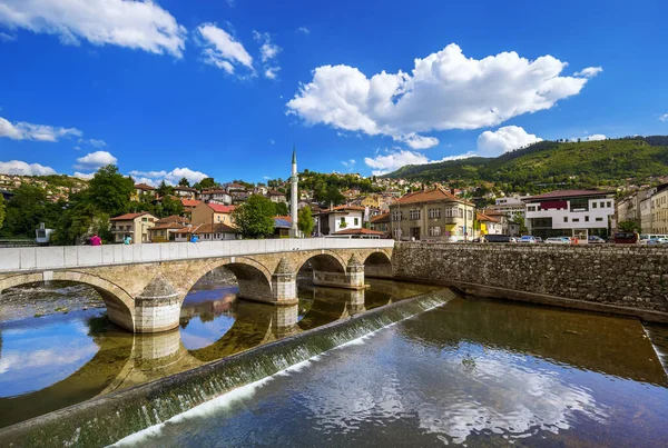 Oude Stad Sarajevo Bosnië Herzegovina Architectuur Reis Achtergrond — Stockfoto