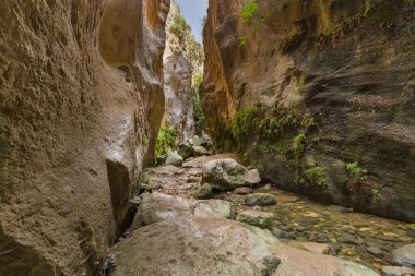 Paphos 'taki Kıbrıs adasındaki Avakas Kanyonu - seyahat geçmişi