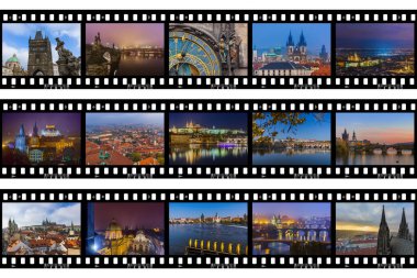 Film çerçeveleri - Çek Cumhuriyeti 'nde Prag (fotoğraflarım) - Doğa ve mimari arka plan