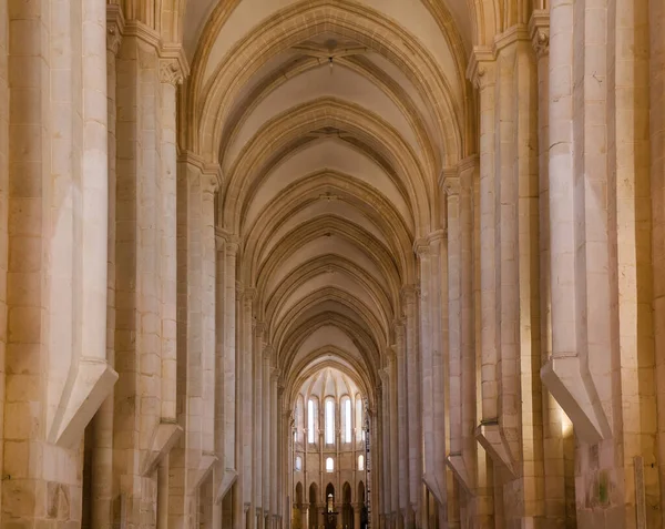 Monastère Alcobaca Portugal Arrière Plan Architectural — Photo