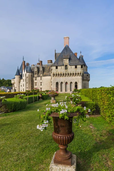 Langeais Zamek Tle Dolina Loary Francja Podróży Architektura — Zdjęcie stockowe