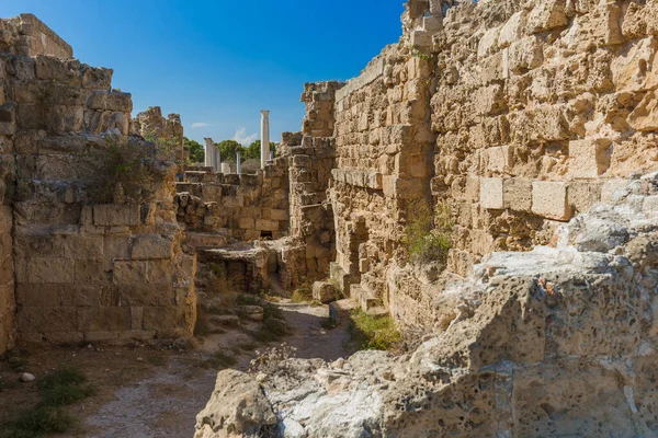 Ruins Salamis Famagusta Northern Cyprus Architecture Background — Stock Photo, Image