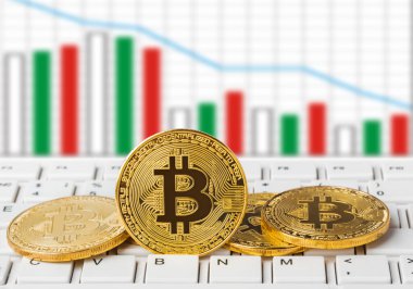 Bitcoins bilgisayar ve diyagram - iş teknolojik altyapı