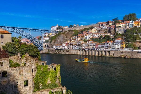 Casco Antiguo Oporto Portugal Fondo Arquitectónico — Foto de Stock