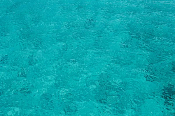 Бірюзовий побачити води поверхні фону. — стокове фото