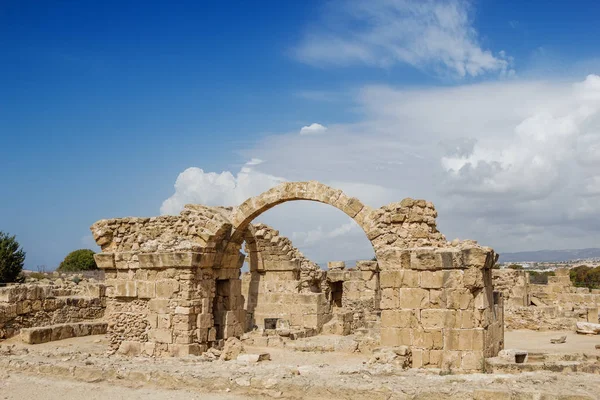 Saranta Kolones a Paphos Régészeti Park, Ciprus. — Stock Fotó