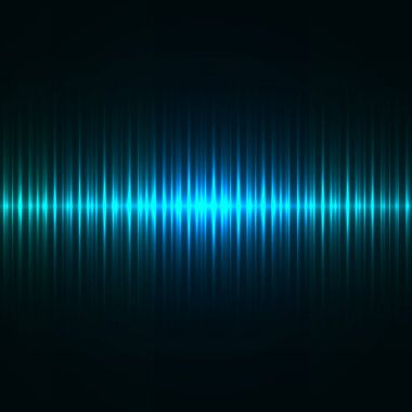 Soyut mavi ışık darbeleri vektör arka plan.