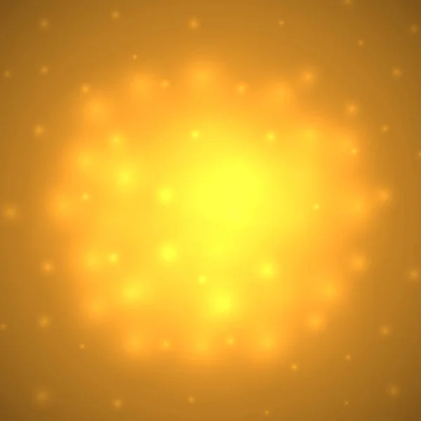 Abstract orange warm glow vector background. — Stock Vector