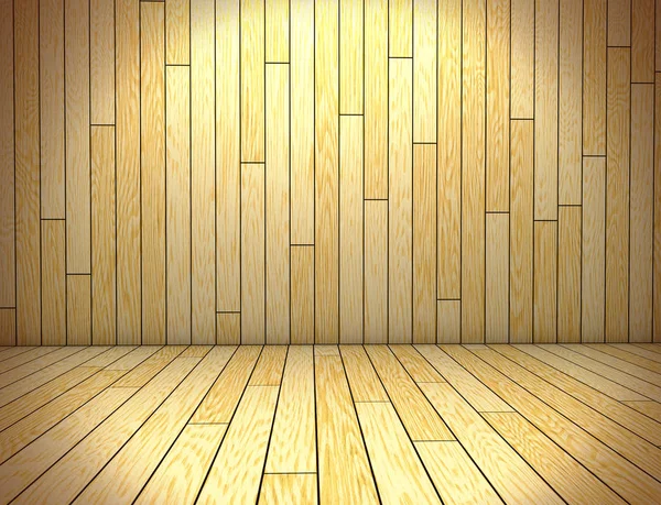 Empty wooden room background. — Stock Photo, Image