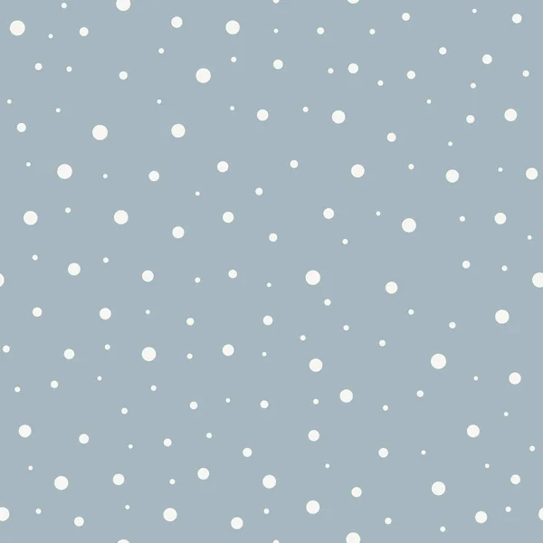 Abstract seamless snow winter vector background. — Stock Vector