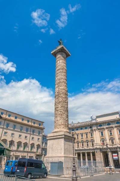 Colonna di Marco Aurelio a Roma — Foto Stock