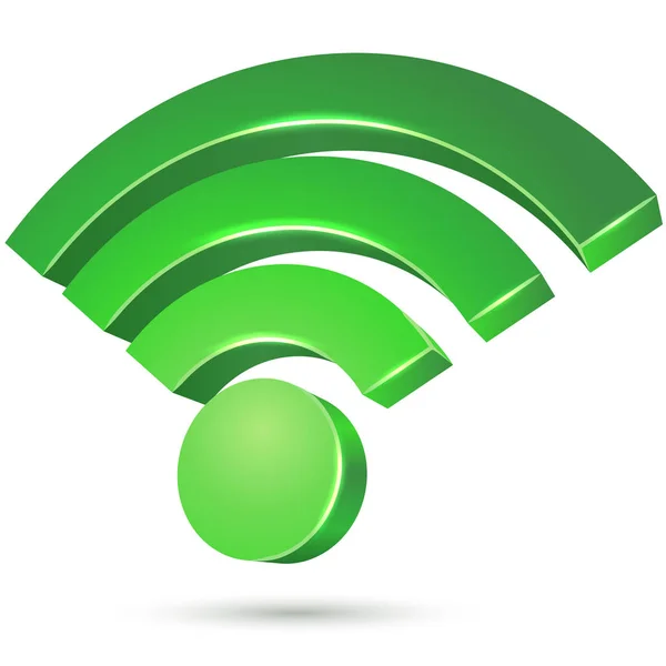 Zona de acesso Wi-Fi gratuito —  Vetores de Stock