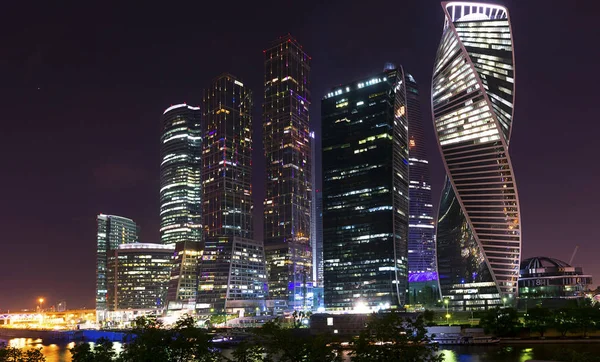 Moskva-International Business centrum města — Stock fotografie
