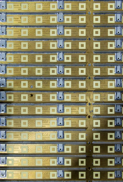 Teknisk bakgrund - aktiv elektroniskt skannad matris front-view x-range — Stockfoto